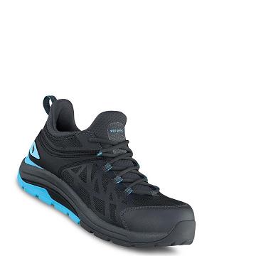 Black / Blue Red Wing CoolTech™ Safety Toe Athletic Work Women's Shoes | CA389FDN