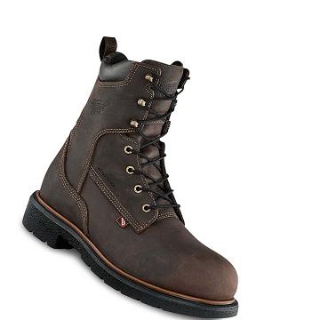 Black / Brown Red Wing DynaForce® 8-inch Insulated, Waterproof Men's Safety Boots | CA254LIS