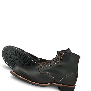 Black / Brown Red Wing Heritage 6-Inch CSA in Prairie Leather Men's Boots | CA333KOR
