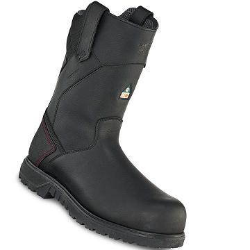 Black Red Wing Brnr XP 11-inch Waterproof, Insulated, CSA Safety Toe Pull-On Men's Waterproof Boots | CA119BEX