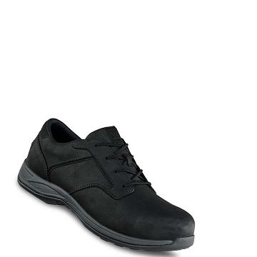 Black Red Wing ComfortPro Waterproof Safety Toe Oxford Men's Shoes | CA177KOR