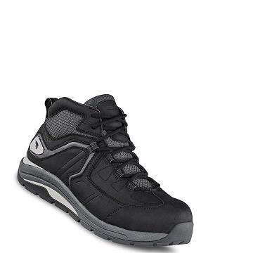Black Red Wing CoolTech™ Athletics Waterproof, Safety Toe Work Men's Shoes | CA185PJJ