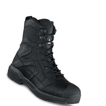 Black Red Wing Exos Lite 8-inch Waterproof, CSA Safety Toe Men's Waterproof Boots | CA82OKI