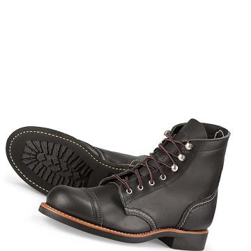 Black Red Wing IRON RANGER Heritage Short in Boundary Leather Women's Boots | CA414GSO