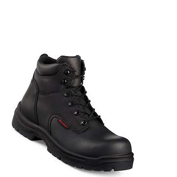 Black Red Wing King Toe® 6-inch Men's Safety Boots | CA267YXF