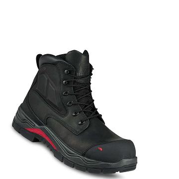 Black Red Wing King Toe® ADC 6-inch Safety Toe Men's Waterproof Boots | CA99KOR