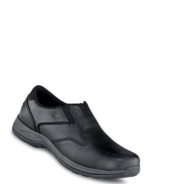Black Red Wing Soft Toe Slip On Men's Shoes | CA171BEX