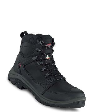 Black Red Wing Tradesman 6-inch Side-Zip, Waterproof, CSA Safety Toe Men's Waterproof Boots | CA110UZG