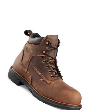 Brown Red Wing DynaForce® 6-inch Men's Safety Boots | CA253ZUT