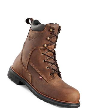 Brown Red Wing DynaForce® 8-inch Men's Safety Boots | CA249BEX
