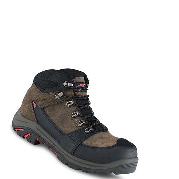 Brown Red Wing Tradesman 5-inch Safety Toe Men's Hiking Boots | CA279ZUT
