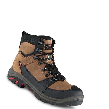 Brown Red Wing Tradesman 6-inch CSA Safety Toe Men's Waterproof Boots | CA108OKI