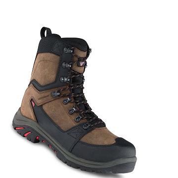 Brown Red Wing Tradesman 8-inch Insulated, Waterproof Men's Safety Boots | CA229KOR