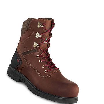 Burgundy Red Wing Brnr XP 8-inch Waterproof CSA Men's Safety Boots | CA190TCE