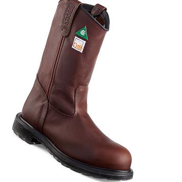 Burgundy Red Wing SuperSole® 2.0 11-inch CSA Safety Toe Pull On Men's Boots | CA315PJJ