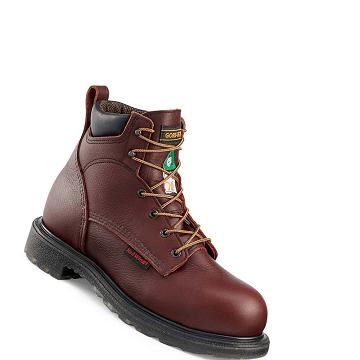 Burgundy Red Wing SuperSole® 2.0 6-inch Waterproof CSA Men's Safety Boots | CA257HAP