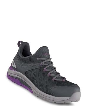 Grey / Purple Red Wing CoolTech™ Safety Toe Athletic Work Women's Shoes | CA390DFM